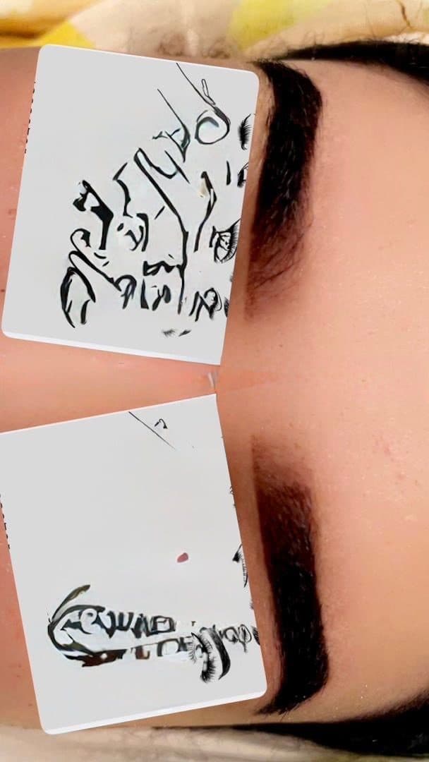 رسم الحواجب (3)