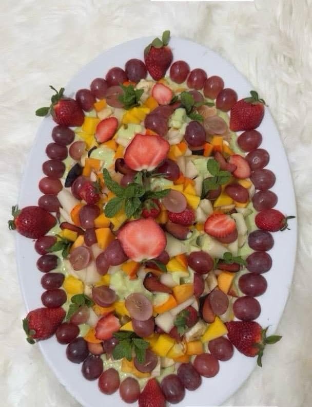 طبق فواكه حجم صغير